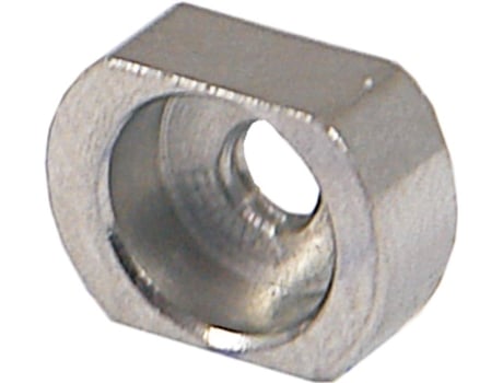 Bico de metal, bico de injeção, aço inoxidável, 100 peças Schroff (21100662)