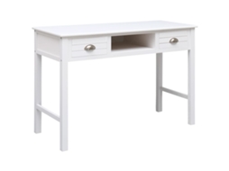 Vidaxl Secretária 110x45x76 Cm Madeira Branco