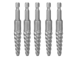 5pcs Extractores De Parafusos Quebrados Com Roscas Grossas E Cabo Hexagonal Ferramenta Elétrica 83mm