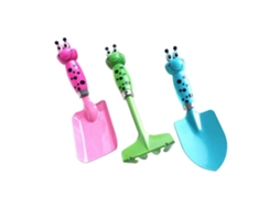 Conjunto De 3 Peças Ferramentas Escavação Para Jardim, Praia E Brinquedos Infantis, Acessórios Fantasias. Pá Areia Multifuncional -aquaforge