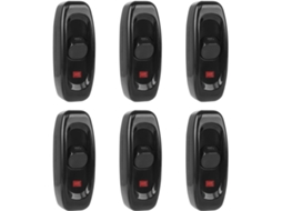 Conjunto de 6 Interruptores Basculantes AQUAFORGE, com indicador LED