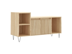 Tv Cabinet, Tv Cabinets Vidaxl Marrom Madeira Processada (n/a)