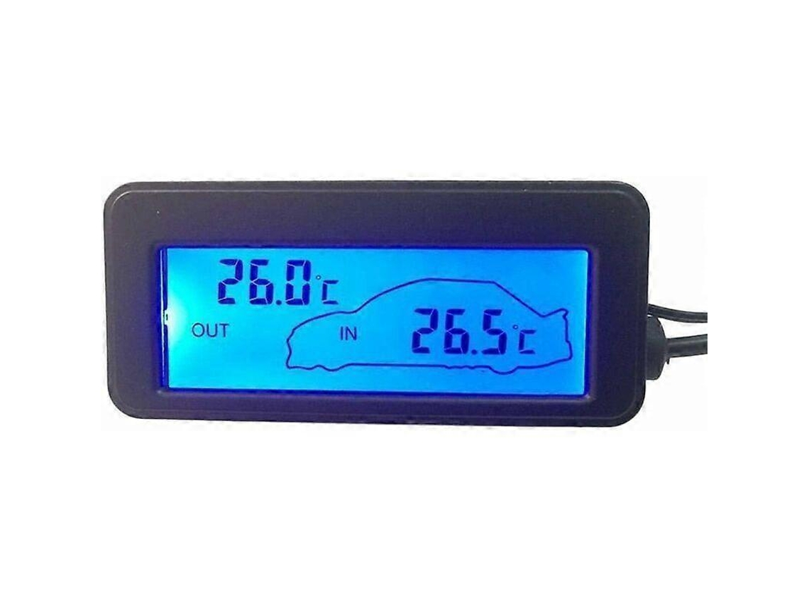 Termômetro Digital Interno E Externo De Carro De 12 V Mini Termômetro Lcd Com Luz De Fundo. Ly Ebike