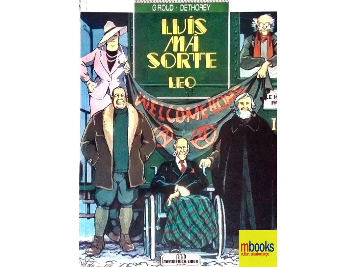 Livro Luís Má Sorte Leo