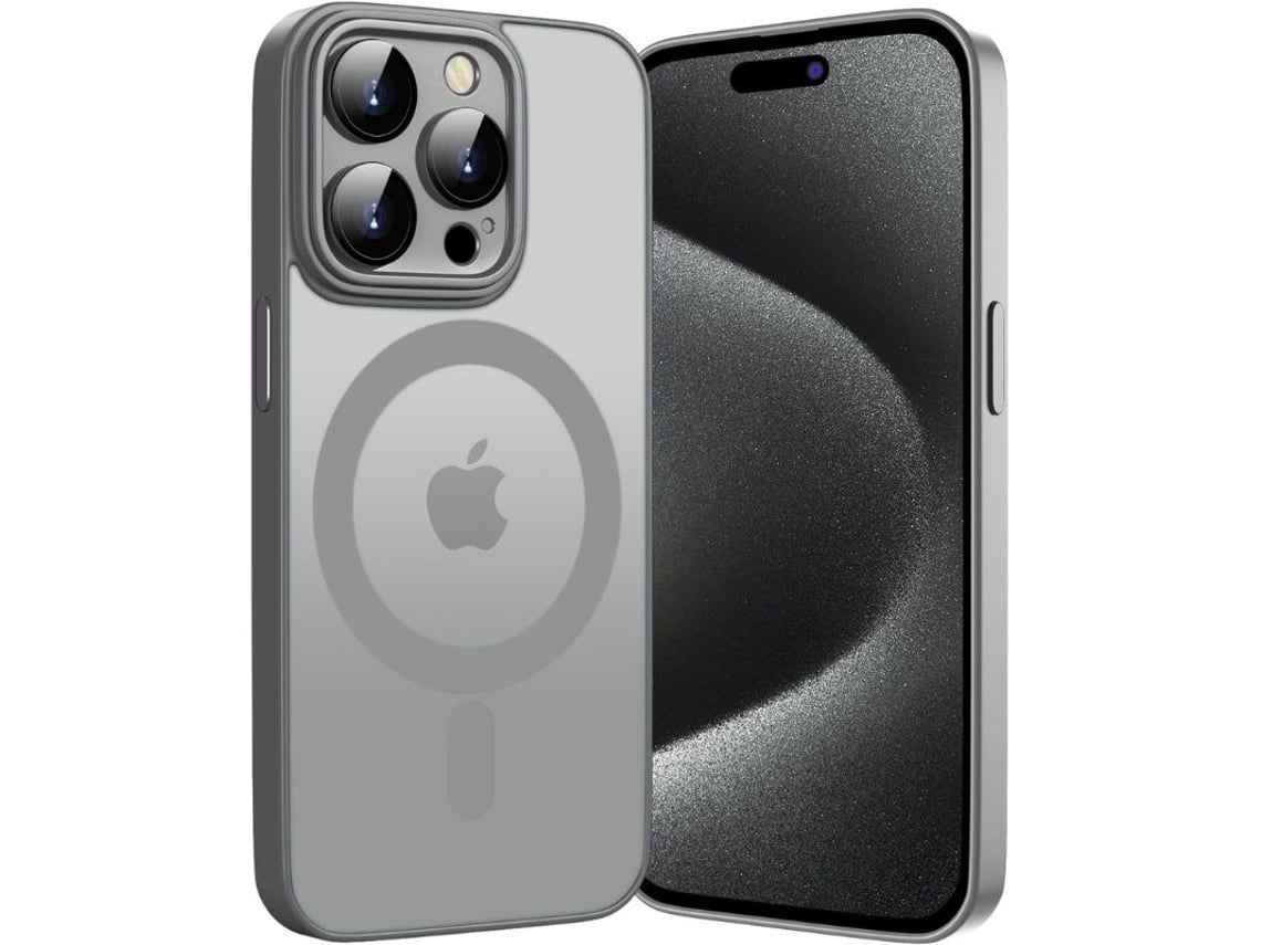 Capa Semitransparente Magsafe para iPhone 11 pro max VEANXIN Titânio