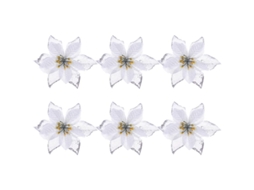 6 Peças de Decoração de Flores ALLINLESS