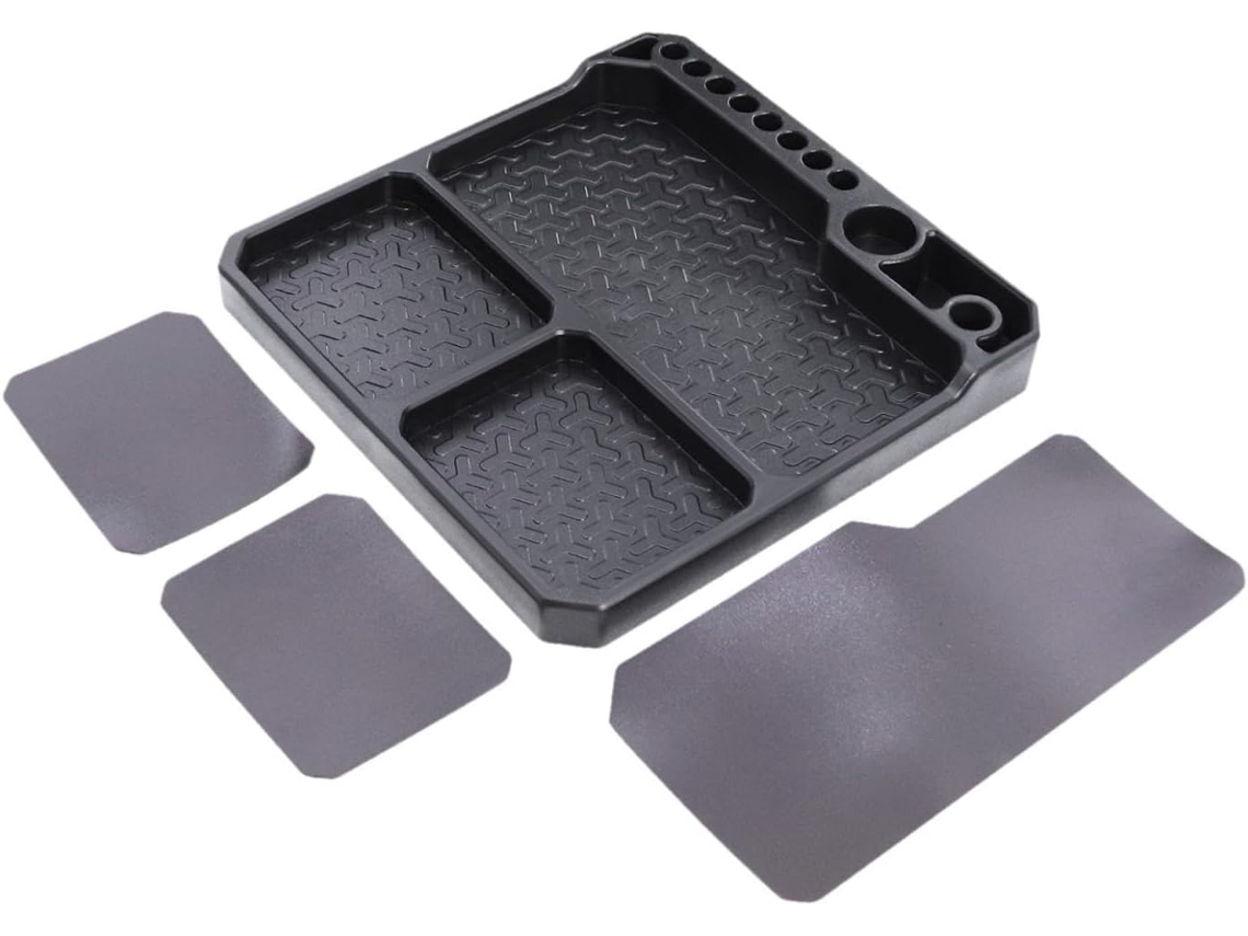 Bandeja organizadora de ferramentas e peças para modelos de carros Caminhões na escala 1:18e 24