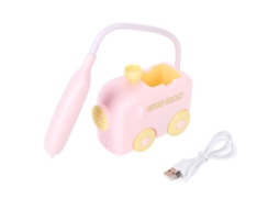 Lâmpada de Mesa Cabeceira Led Mini Trem Porta canetas | S/MARCA