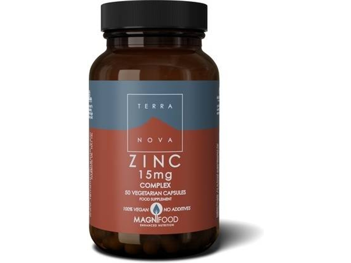 Suplemento Alimentar TERRANOVA Zinco Complex (50 cápsulas de 15mg)