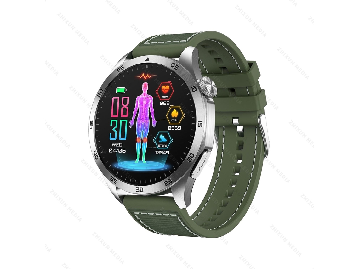 Relógio inteligente ET485 com tela colorida de 1,43 polegadas e pulseira de nylon Ly Ebike