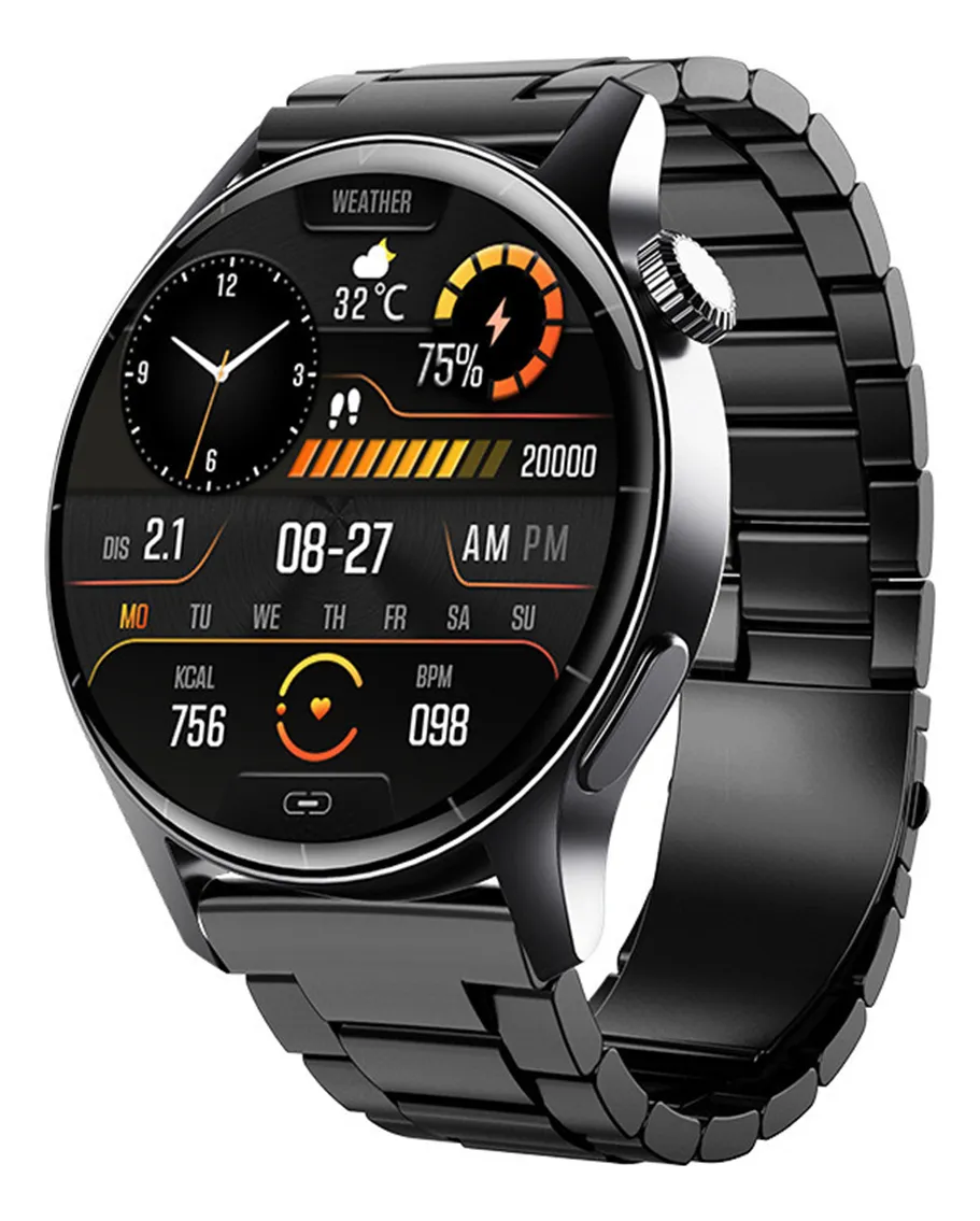 Relógio inteligente Vayotoy F207r de 1,35 polegadas com Bluetooth, chamadas e voz com IA