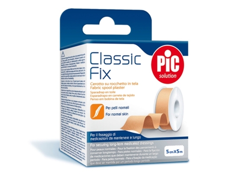 Fita adesiva Classic Fix Pic Solução Tecido Couro 5cmx5m
