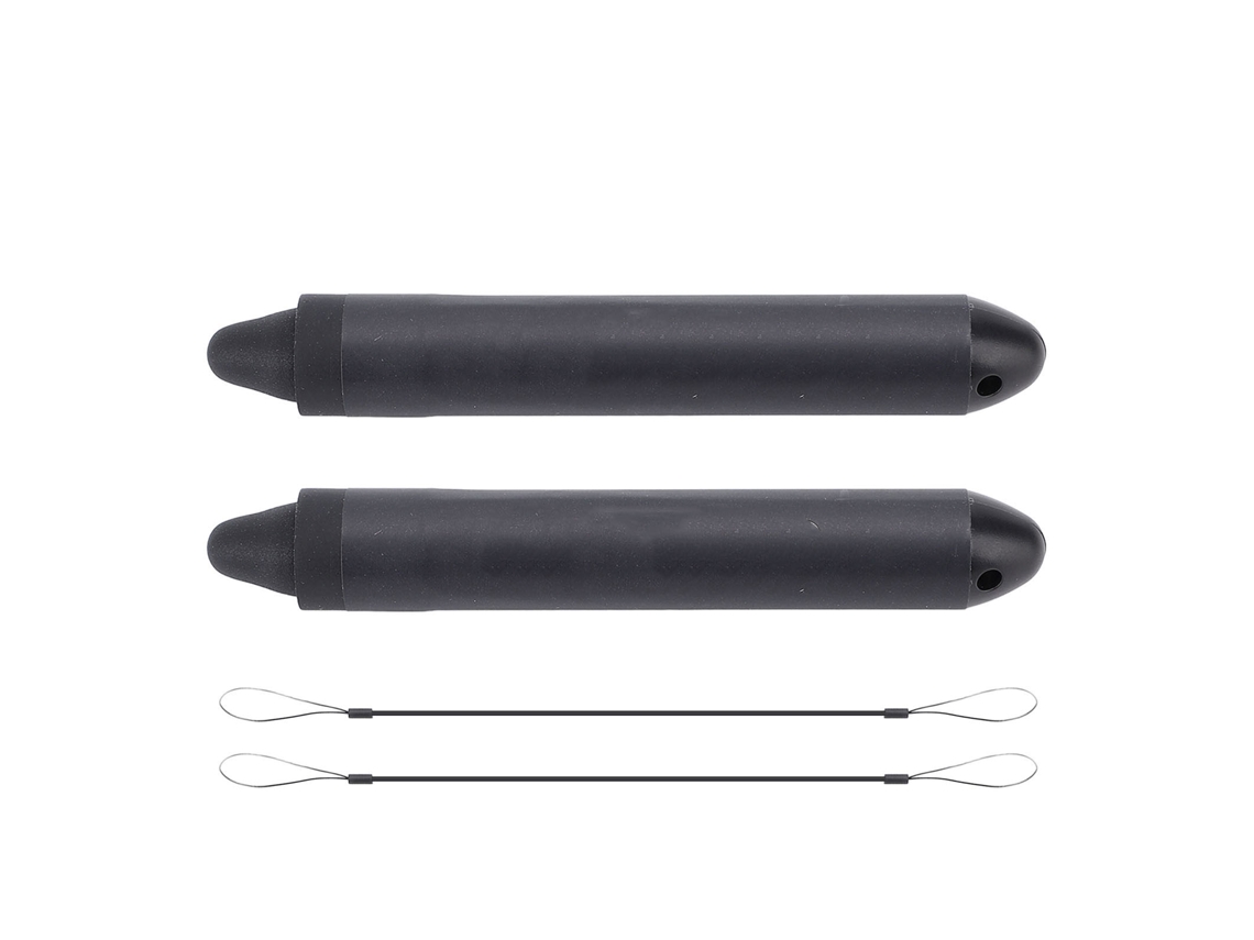 Mali 2 Canetas Stylus com Cordões para Telas Táteis Tablet Telefone Dispositivos Amigáveis para Crianças Preto