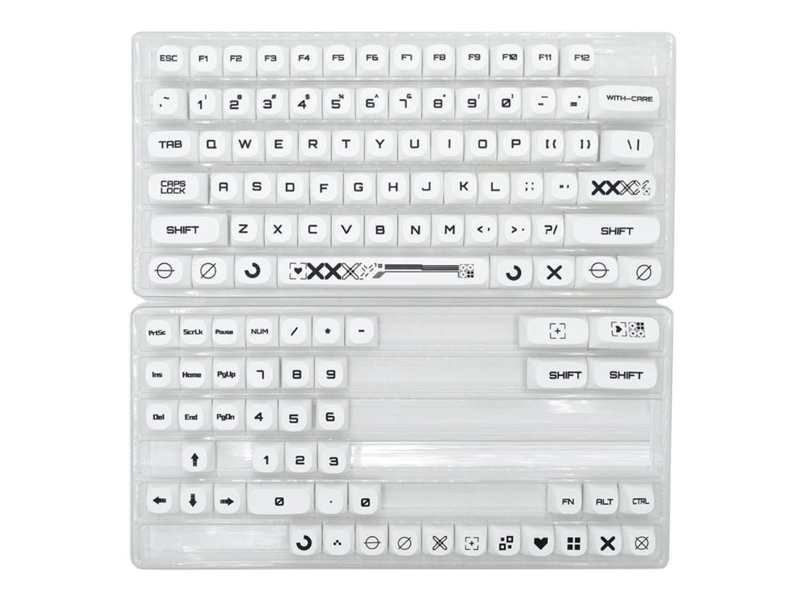 Anpassad Keycap Pbt Padrão Sublimação De Tinta Csgo Impressão Keycaps 121 Teclas Maprofile Para Teclado Mecânico Gk61 64 68 96 Slowmoose