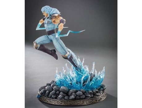 Estatueta - Micromania - Hokuto No Ken - Rei Hqs - Plástico - Resina - Misto