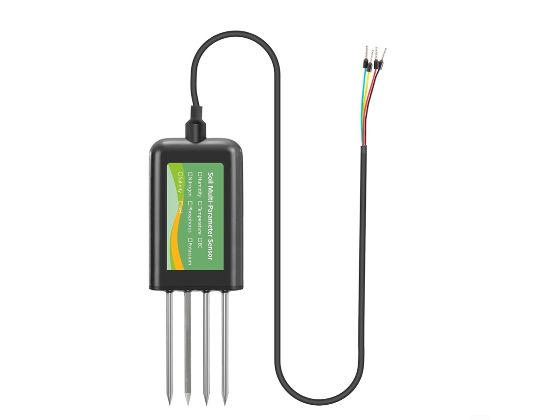 Sensor De Solo Rs485, Medidor Npk E Ph, Sonda Aço Inoxidável Ip68 Para Agricultura Inteligente, Compatível Com