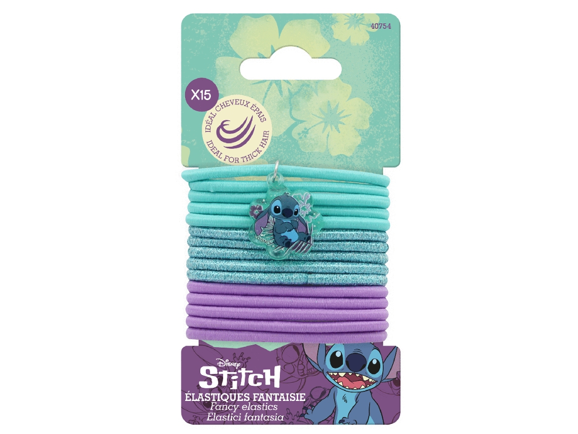 Elástico Cabelo Criança Stitch  emb. 15 un