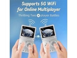 Console De Jogo Portátil Para Ampown Rg35xxsp Retro Psp Game Console Folding Flip Cover Wireless Game Console,b Nostalgia88