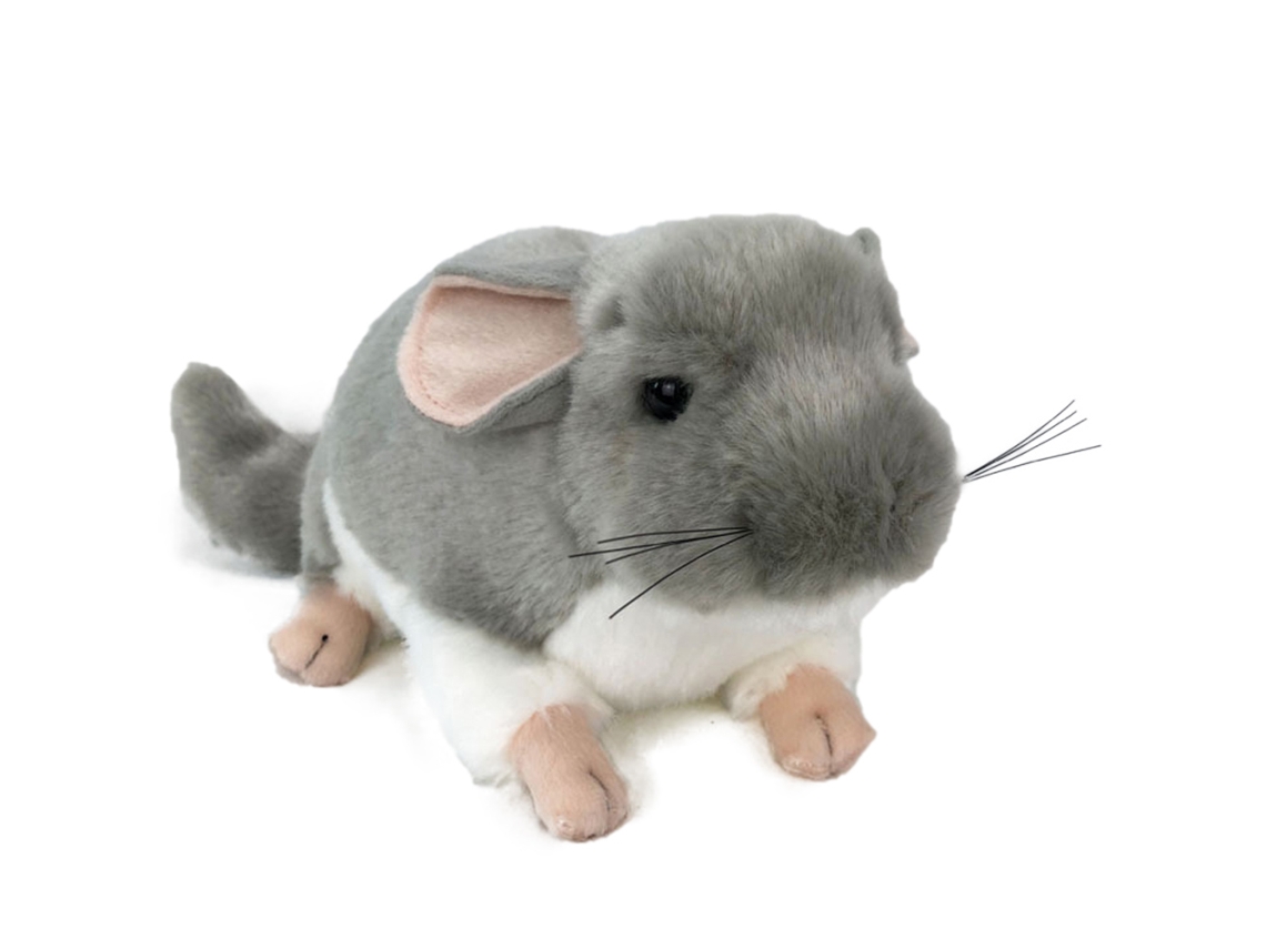 Ats juguetes de Peluche de Chinchilla Simulados Lindos Animales de Peluche Muñecos Regalo para Niñas Niños