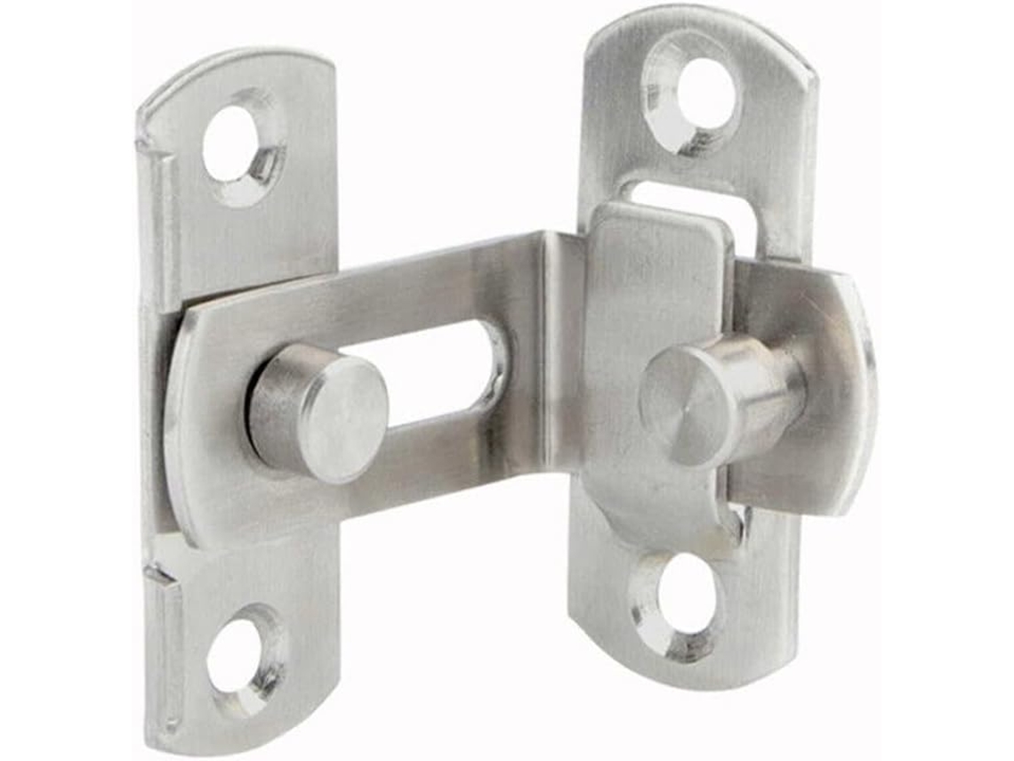 Fechadura De Porta 90 Graus Com 7, 6cm 3 Polegadas, Trava Deslizante De Aço Inoxidável Portas Madeira, Metal E