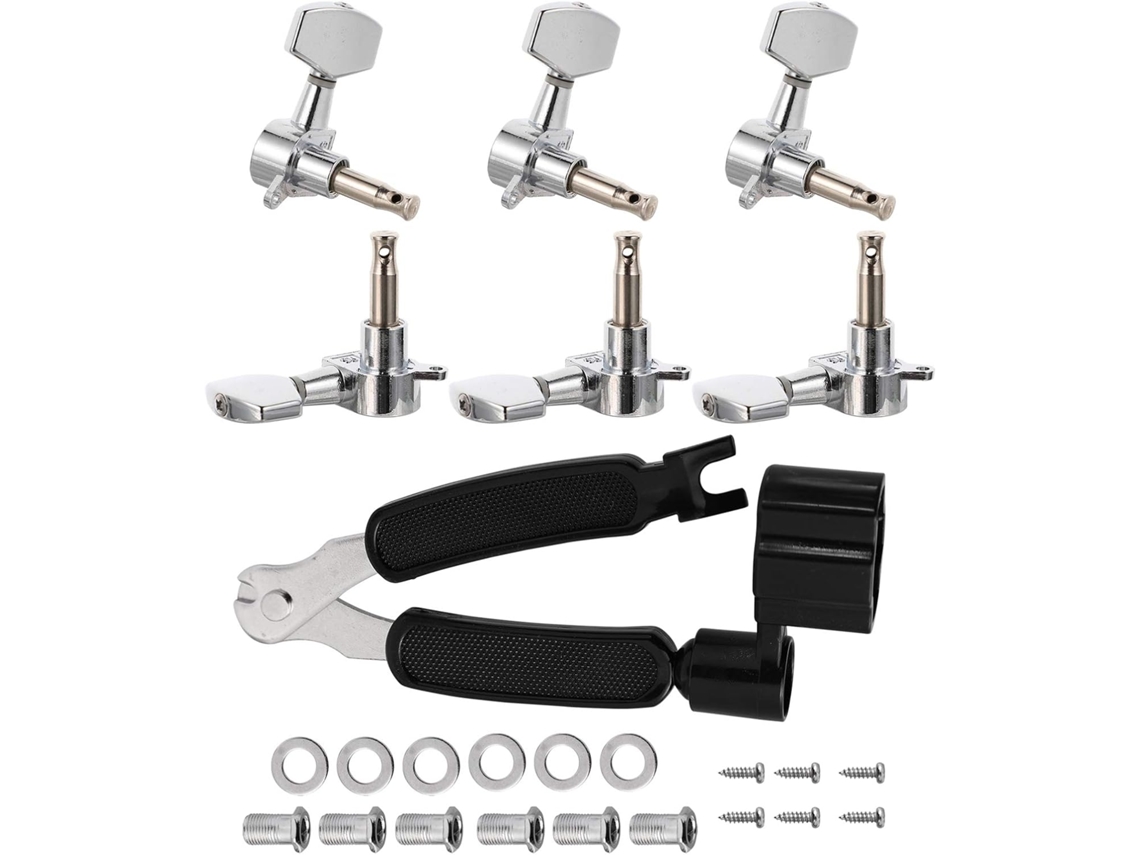 1 Conjunto de Pinos para Violão Acústico com Ferramenta de Corte e Enrolador Multifuncional SFUSHOS