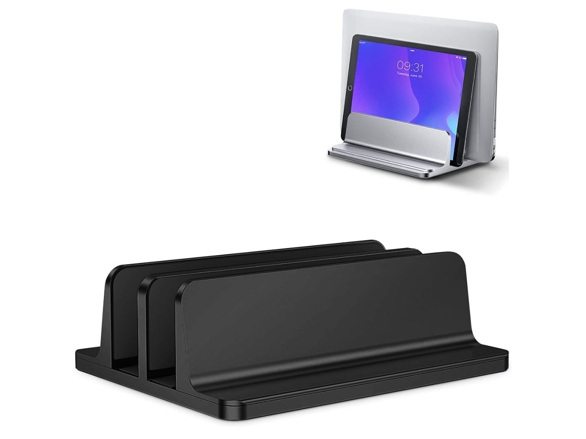 Suporte Para Notebook Vertical Ajustável Duplo*