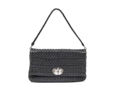 Medium Crystal Chain Flap Clutch Bolsa De Ombro