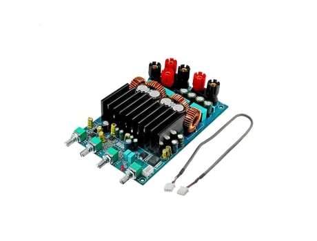 Amplificador De Áudio Estéreo 2.1 Cu Tas5630, 2x150w 300w, Dc 48v Zsanfs