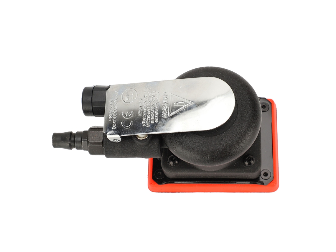 Lixadeira De Ar Pneumática Quadrada 12000rpm Máquina De Lixamento Para Carro Encerado Polido 75x100mm Preto