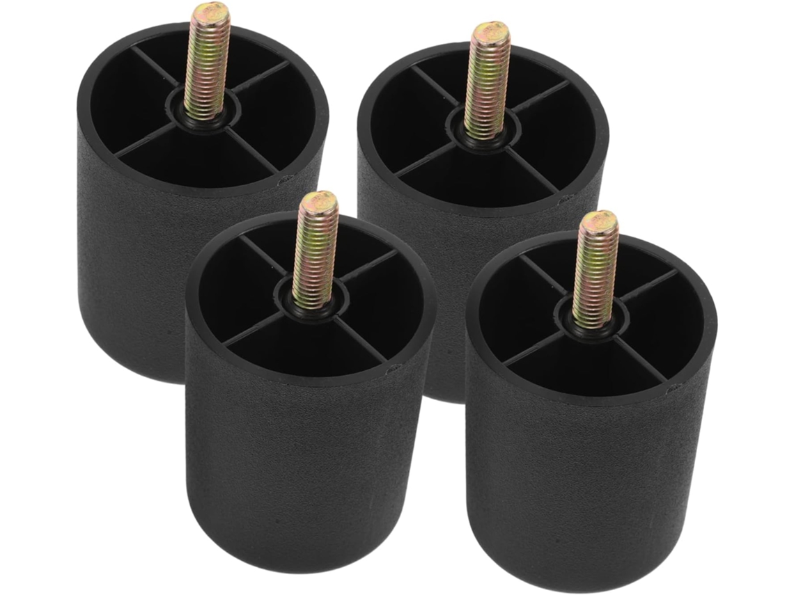 Shineofi Conjunto De 4 Pés Móveis Redondos Para Sofá, Cadeira E Mesa Pés De Plástico Para Móveis Cadeiras