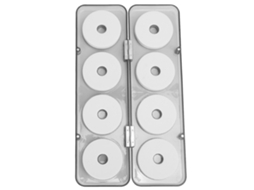 Organizador de Linha de Pesca 8pcs Espuma Plástica
