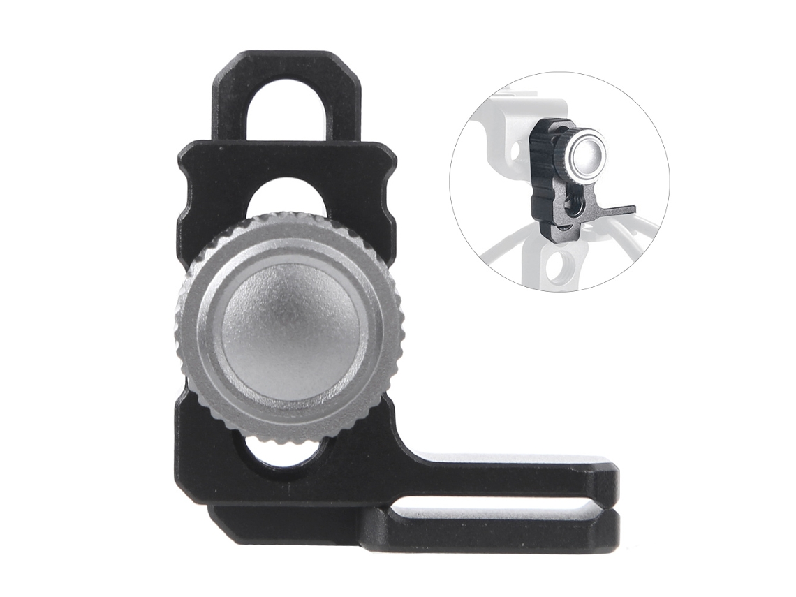 Aluminium Alloy Black Universal Type Camera Cage Wire Clip Fixator Signal Cable Clamp Accessory LAXISCREED