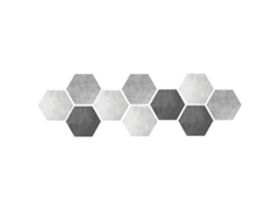 10 Autocolantes Cerâmicos Hexagonais, à Prova D'água, Antiderrapantes, para Parede e Piso S/MARCA