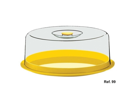 COSMOPLAST Portatorta Redondo 34 Cm Itens de Cozinha