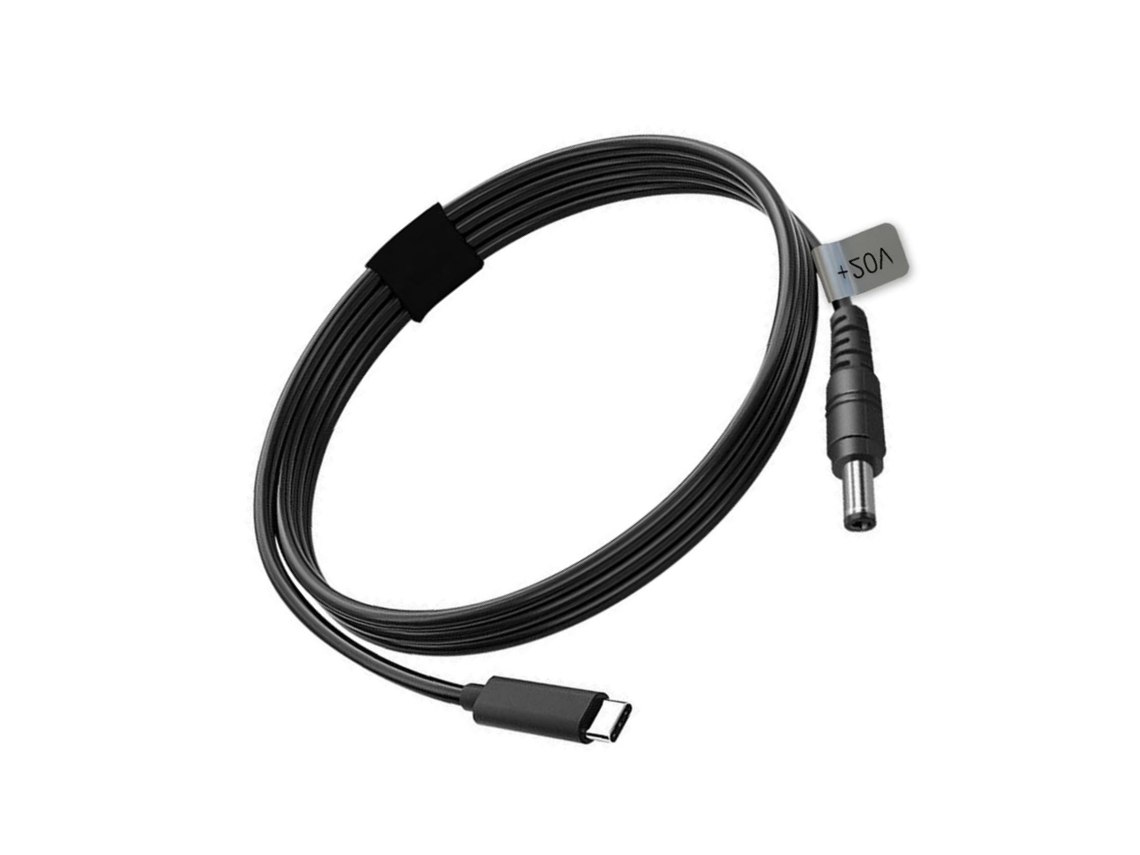 Cabo De Carga Usb C Para Dc 5.5x2.1mm 10m 20v 5a 100w Para Carregador Pd Tipo C Macho Para Dc Macho