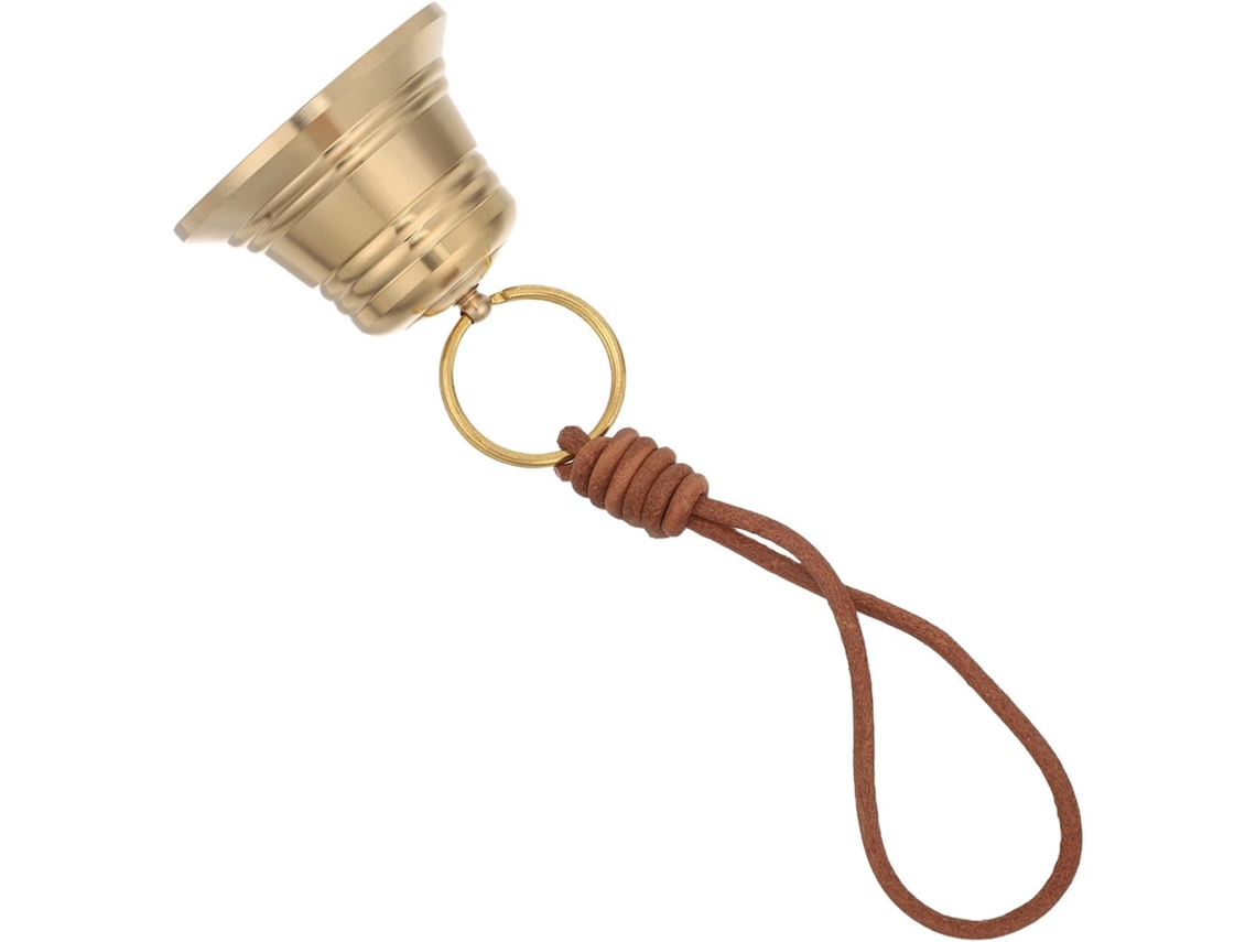 Campainha De Parede Decorativa Retrô Em Latão Dourado.