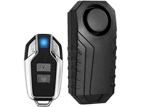 Dasing 113db super alto sem fio motocicleta bicicleta alarme de segurança anti-roubo com controle remoto à prova dwaterproof água black71 SSS