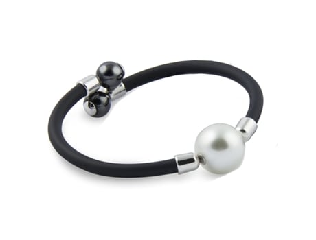 Pulseira Portopetro Ih5x Icel Branca para Mulher com Pérolas de Maiorca