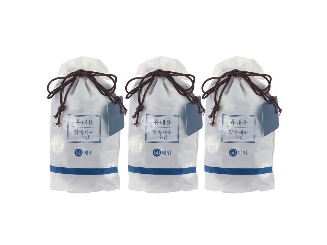 3 Pacotes de Toalha Facial Descartável de Algodão para Limpeza Facial | S/MARCA