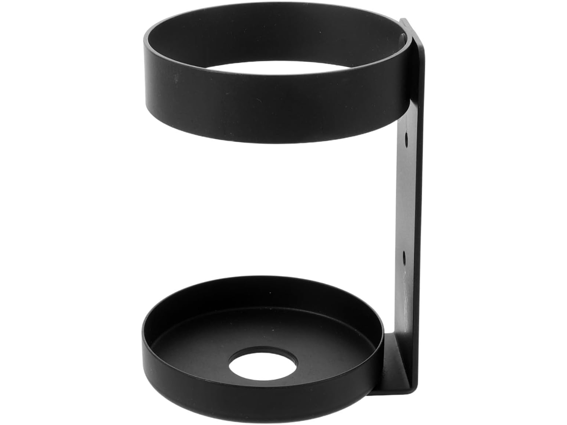 Suporte De Parede Para Banheiro Sewacc Com Prateleira Dispenser Shampoo, Em Aço Inoxidável Preto, Ideal Para Banheiro E