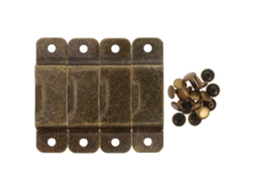 Suporte Ou Clipe Para Fita Métrica Veemoon Em Ferro Dourado Durável, Estrutura Robusta E Design Elegante, Versátil Para