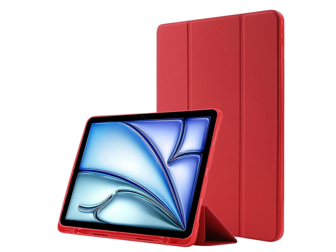 Capa de couro tripla Webake Skin Feel para tablet com compartimento para caneta