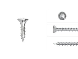 Wovar Parafusos Para Aglomerado Galvanizado Torx 4 X 16 Mm Rosca Completa - Caixa De 200 Parafusos