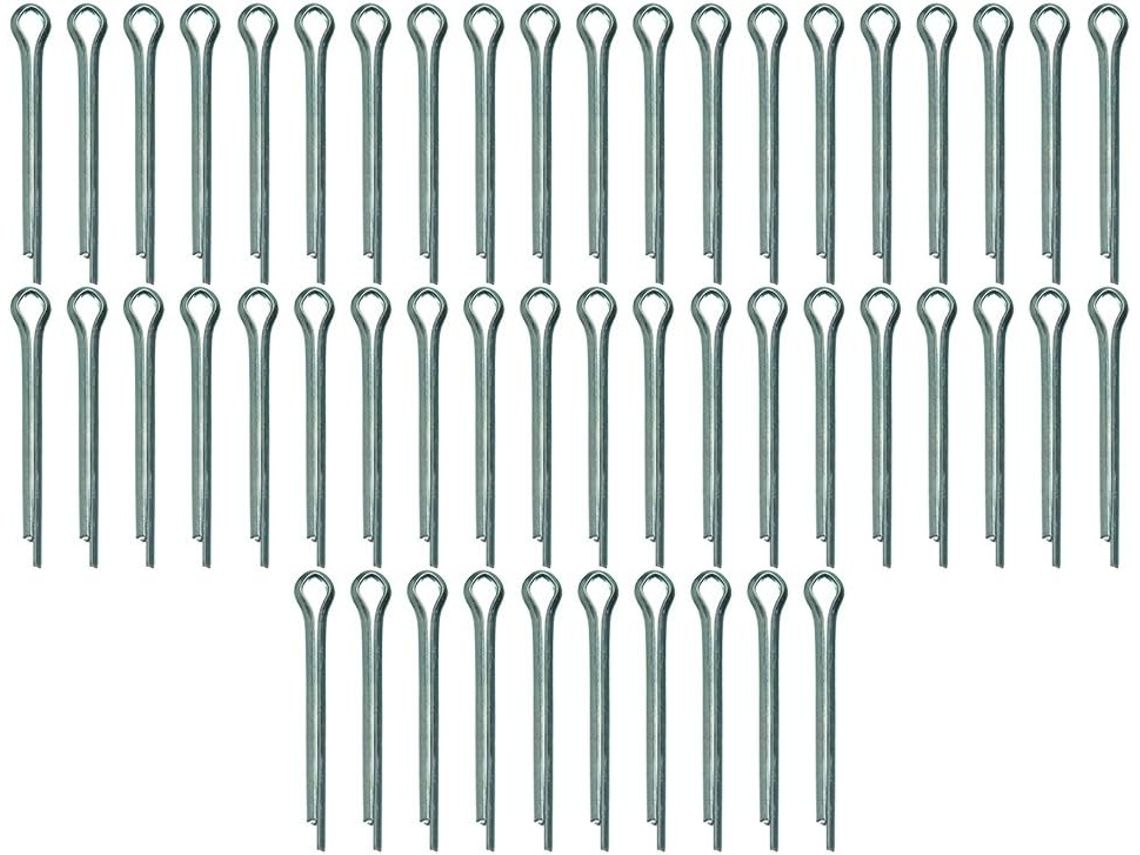 Pacote Com 100 Buchas Bipartidas Zincadas, 2,5 X 25 Mm