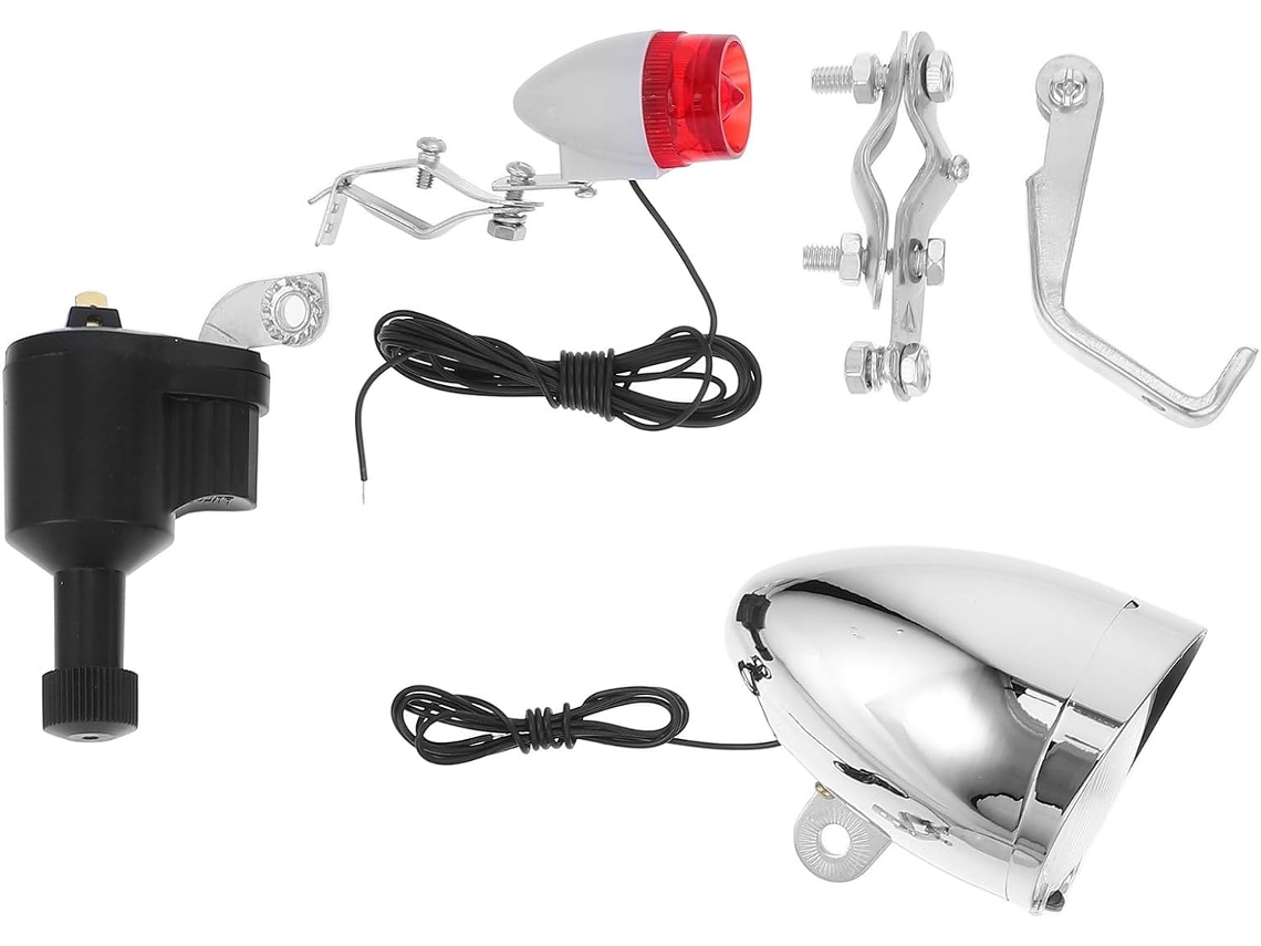 Conjunto De Farol E Lanterna Traseira Para Bicicleta, 6v 3w,