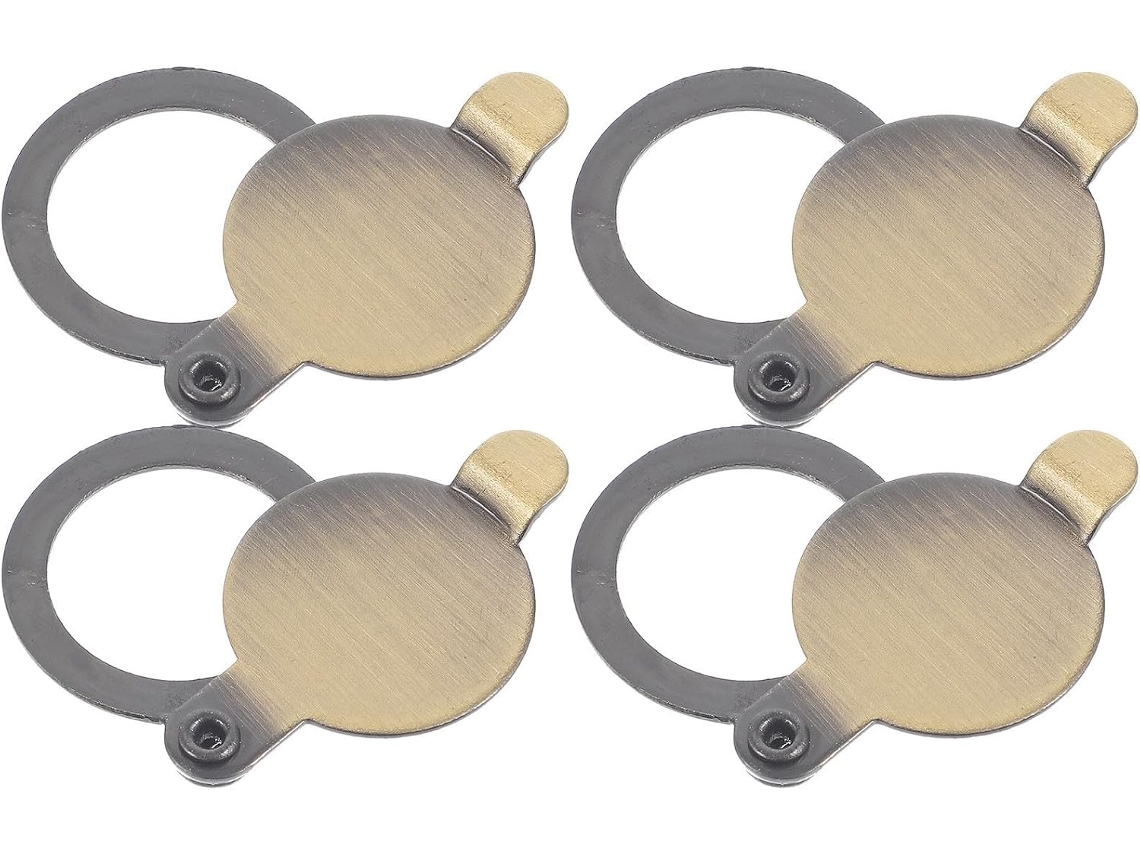 Alasum Conjunto De 4 Peças Cobertura Para Olho Mágico Em Cobre Dourado