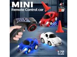 Brancowltoys Q7201 1/72 2.4g Mini Rc Luz Led 3 Vel Escala Real Versão Q Mesa Brinquedo MDUG