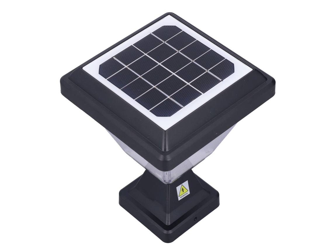 Luz De Teto Solar Para Postes: Automática, À Prova D'água, Painel Monocristalino, 16 Leds 5v 2w