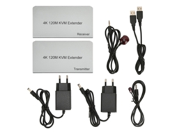 Estensor Kvm 120m 4k 60hz com Controle Remoto | S/MARCA