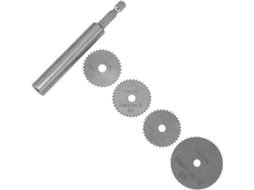 Lâminas De Corte Para Tubos De Pvc Com Encaixe Hexagonal De 1/4", Pacote Com 1 Conjunto.